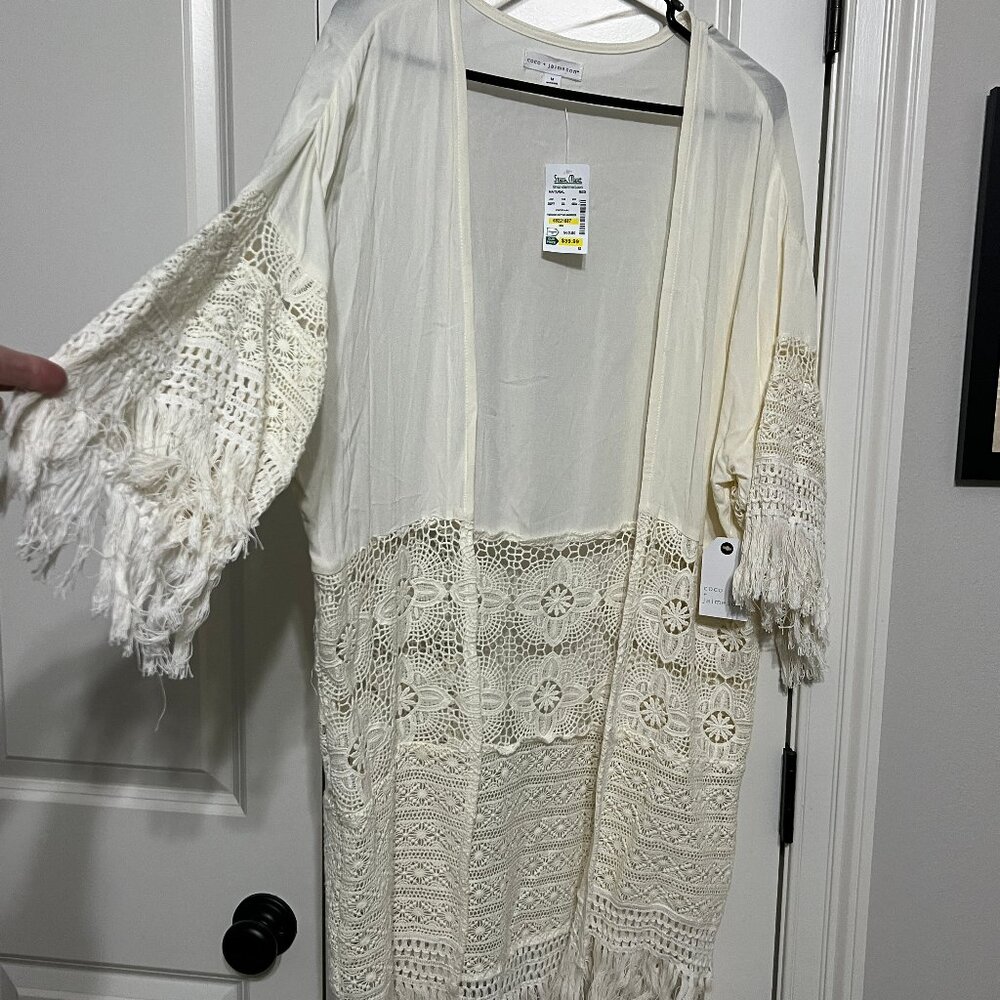 Coco + Jaimeson Duster sweater tunic new with tags